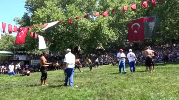 MUĞLA Başpehlivanlık güreşi 45 dakika sürdü