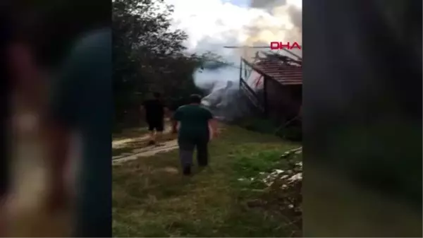 KARABÜK Isınmak için sobayı yakan yaşlı çift son anda kurtarıldı