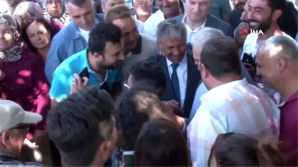 Kaymakçı'da Binali Yıldırım'a sevgi seli