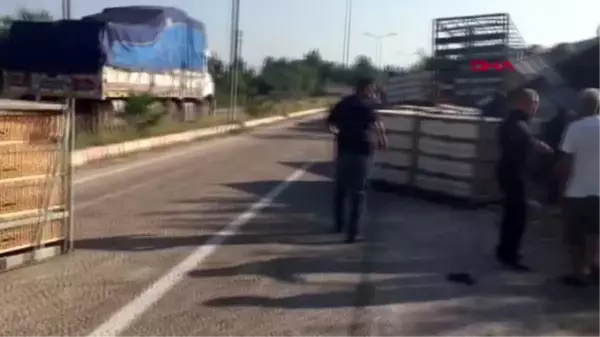 ADANA TIR EVE ÇARPTI, YATAKLARINDA UYUYAN 2 KARDEŞ YARALANDI