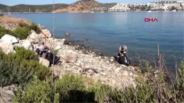 MUĞLA Bodrum'da protokolün de katılımıyla koylar temizlendi