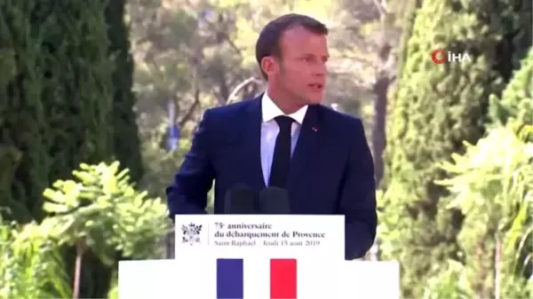 Fransa'nın Alman işgalinden kurtuluşunun 75'inci yıl dönümüMacron ve Sarkozy kutlamalarda yan...