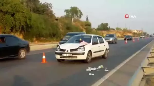 Yolun karşısına geçmek isterken canından oldu