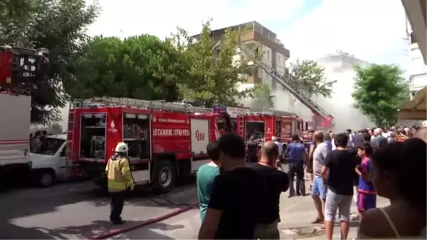 Maltepe'de iş yeri yangını