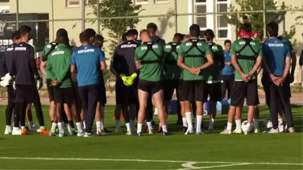 Spor konyaspor, denizlispor maçının hazırlıklarına yeniden başladı