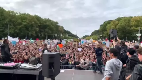 Almanya'da iklim değişikliği protestosu