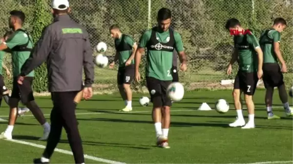 Spor konyaspor'da kasımpaşa maçı hazırlıkları başladı