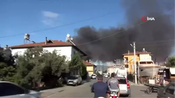 Fethiye'de korkutan yangın