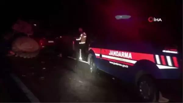 Kırıkkale'de 4 araçlı zincirleme trafik kazası: 1 ölü, 1 yaralı