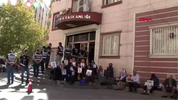 Diyarbakır hdp önündeki eylemde 36'ncı gün