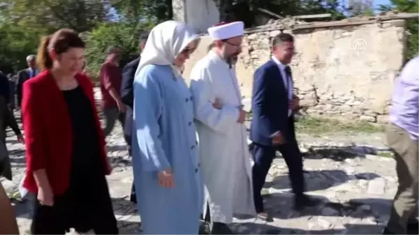 Diyanet İşleri Başkanı Erbaş, Stratonikeia Antik Kenti'ni ziyaret etti