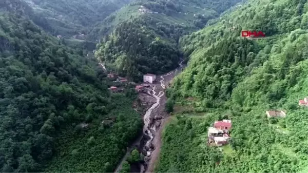 Rize karadeniz'de orman varlığı yok olan arazilerde sel ve heyelanlar artıyor