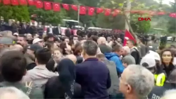 Sakarya sapanca'da polisle 'teleferik' eylemcileri arasında arbede