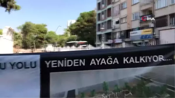 Thyateira'da 'Roma Caddesi'nin sütunlarının restorasyon çalışmalarında ikinci aşamaya geçildi