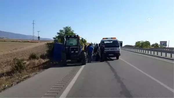 Amasya'da trafik kazası: 2 yaralı