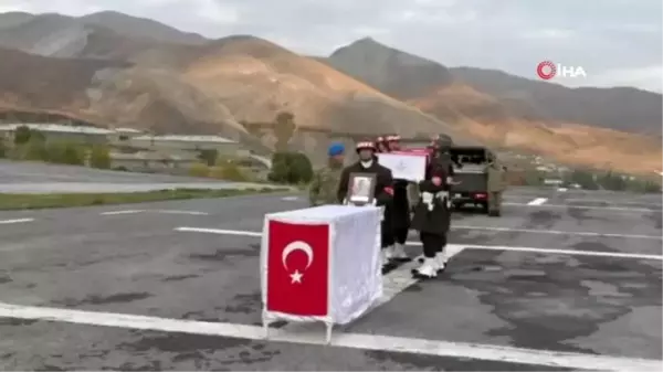 Hakkari şehidi Eşkioğlu törenle memleketine uğurlandı