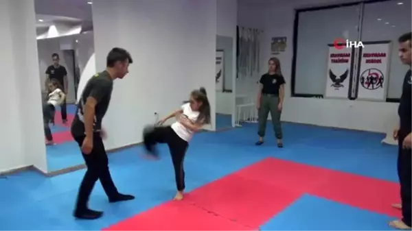 Diyarbakır'da kadınlar ile çocuklar, kapkaç ve şiddete karşı Krav Maga öğreniyor