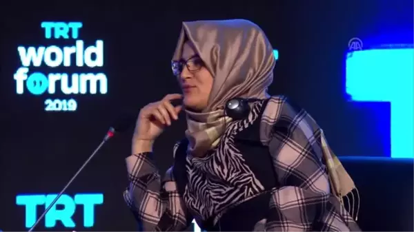 TRT World Forum 2019 - Cemal Kaşıkçı'nın nişanlısı Hatice Cengiz (3)