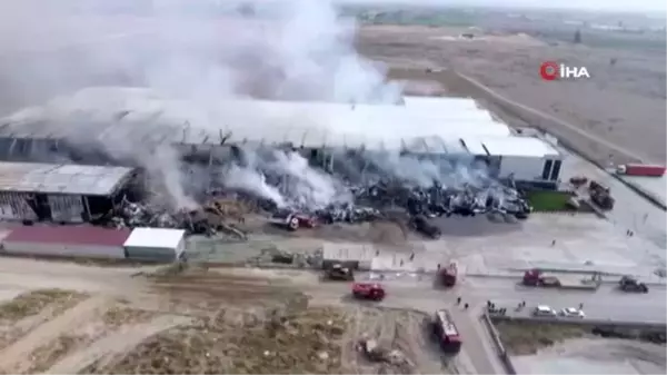 Konya'daki fabrika yangını 11 saatlik çalışmayla söndürüldü