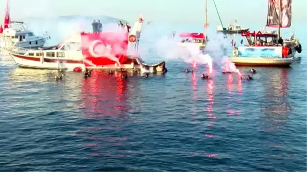 İstanbul-maltepeliler havada, karada ve denizde atatürk'ü andı