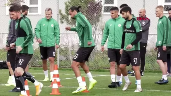 Spor konyaspor'da beşiktaş maçı hazırlıkları sürüyor