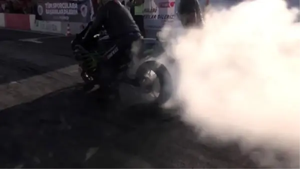 Türkiye Motodrag Şampiyonası'nın 3. ayağı yapıldı