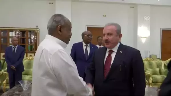 Cibuti Cumhurbaşkanı Guelleh, TBMM Başkanı Şentop'u kabul etti