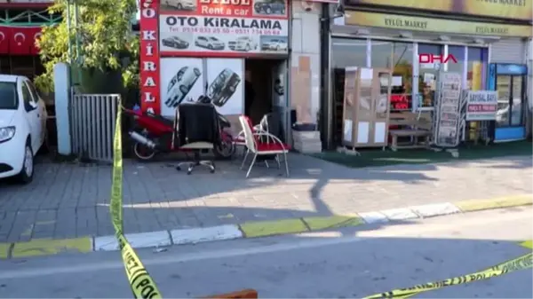 Denizli oto kiralama şirketinde silahlı kavga 1'i ağır 3 yaralı