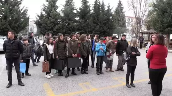 Köyde yaşayan çocuklar ebru ve seramik sanatı ile tanıştı - KIRKLARELİ