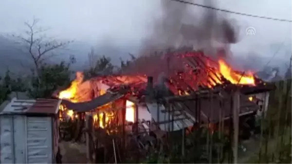 Ordu'da 95 yaşındaki kişi evinde çıkan yangında öldü