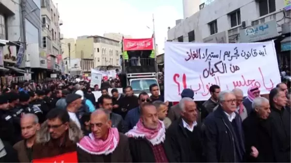 İsrail'den doğal gaz ithalatı Ürdün'de protesto edildi