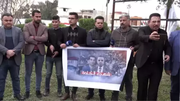 Irak'ta gazetecilere yönelik saldırılar Kerkük'te protesto edildi