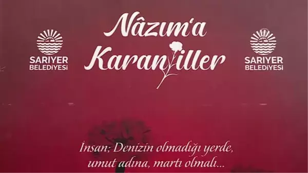 Nazım Hikmet Türkiye'ye veda ettiği Tarabya rıhtımında anıldı