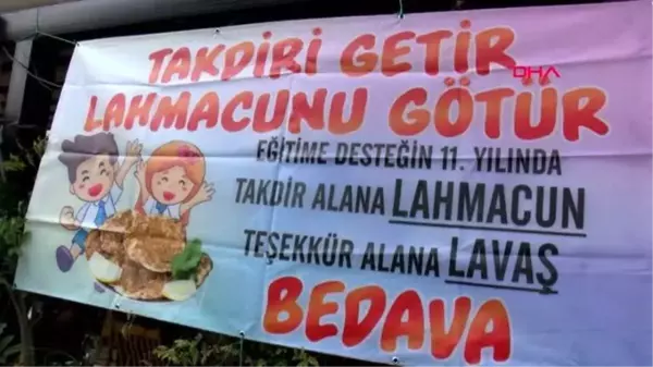 Takdir getirene lahmacun bedava