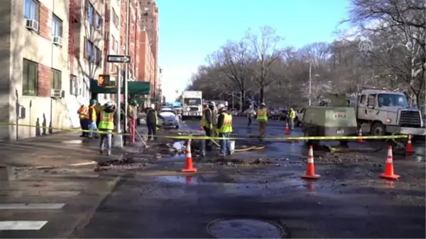 New York'ta ana su borusu patlaması