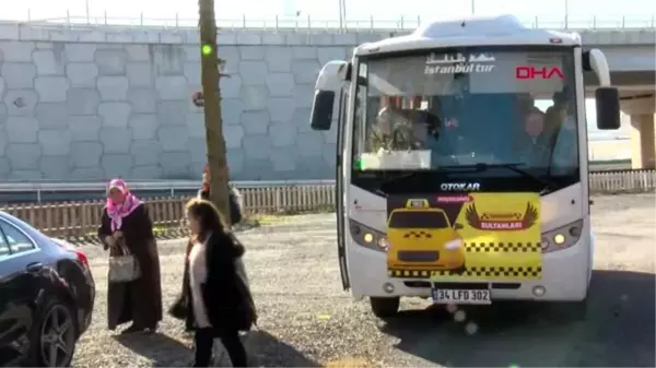 İstanbul'daki kadın taksi şoförleri bir araya geldi