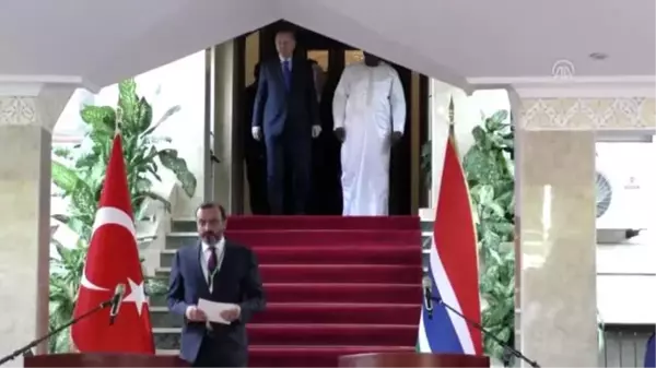 Cumhurbaşkanı Erdoğan - Gambiya Cumhurbaşkanı Barrow ortak basın toplantısı