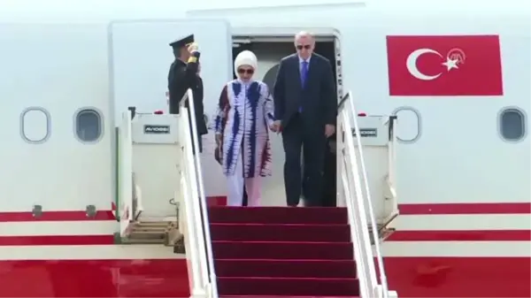 Cumhurbaşkanı Erdoğan Gambiya'ya geldi