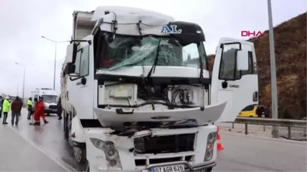 Burdur'da 5 araçlık zincirleme kaza: 1 yaralı