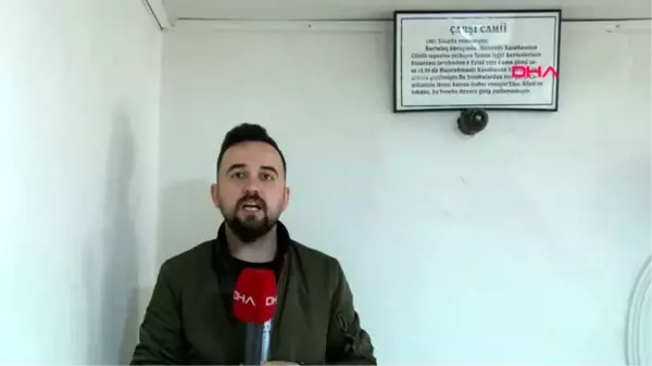 Manisa cami duvarına isabet edip patlamayan top mermisi korunuyor