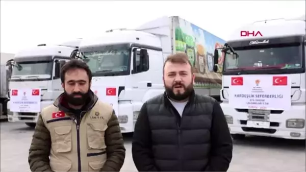 Hatay ak parti arnavutköy ilçe başkanlığı'ndan idlib'e yardım