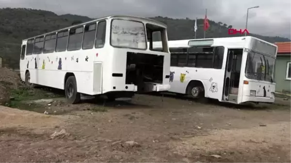 Belediye, hurda otobüsleri hayvan bakım merkezine dönüştürdü