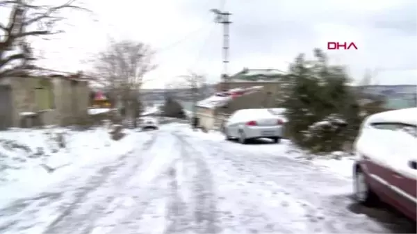 Beykoz'da ara sokaklarda vatandaşların zor anları