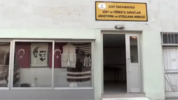 Tescilli Siirt battaniyesi ustaların elinde hayat buluyor