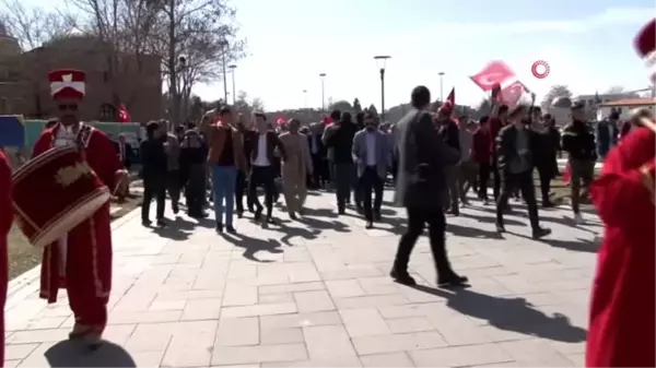 Konya'da şehitler için yürüdüler