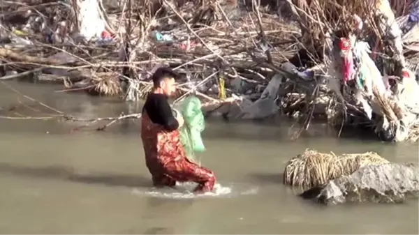 Karlar eridi, sular yükseldi, balıkçılar derelere akın etti