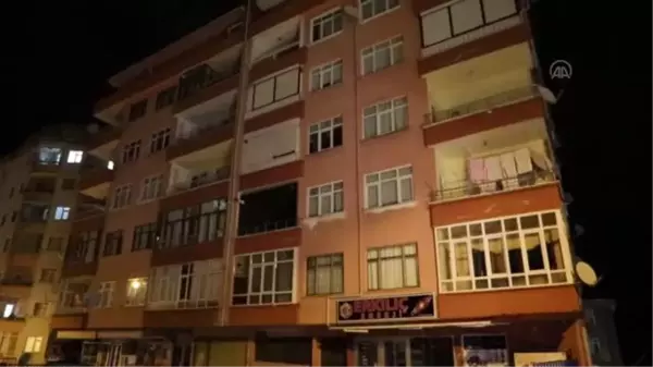 Rize'de kolonunda çatlak oluşan 11 katlı bina tahliye edildi