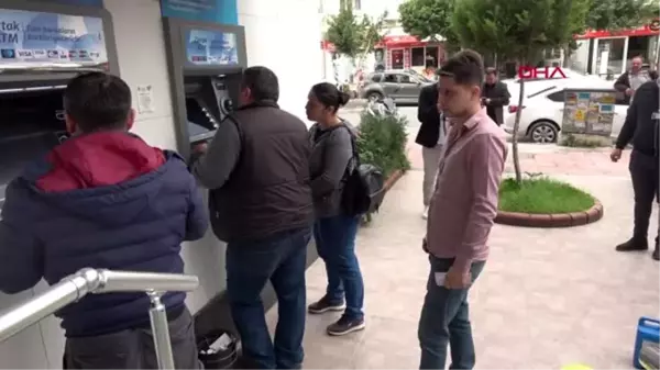 MERSİN Anamur'da ATM'lere koronavirüs tedbiri