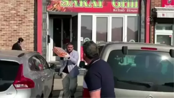 Uluslararası Demokratlar Birliği'nden Belçika'da maske ve gıda yardımı