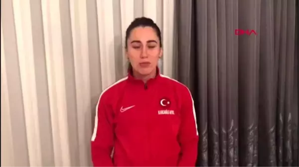 SPOR Milli karateci Meltem Hocaoğlu Akyol hem antrenman, hem de temizlik yapıyor